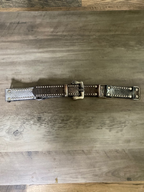LeatheRock L37 Studed Leather Belt main image 6